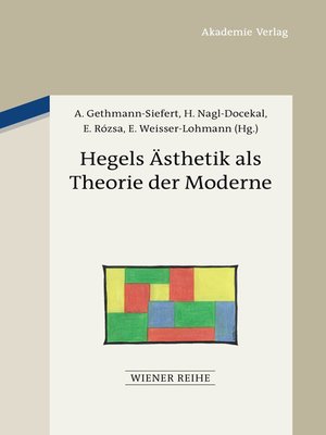 cover image of Hegels Ästhetik als Theorie der Moderne